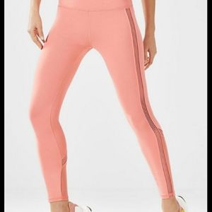 Fabletics coral leggings